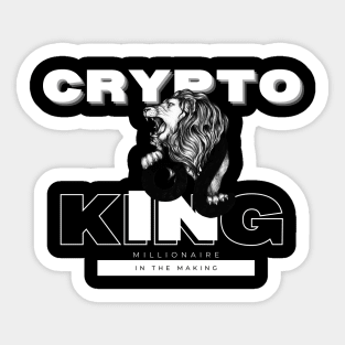 Crypto King Sticker
